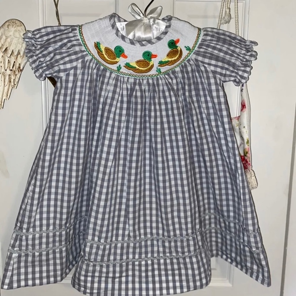 Smocked Duck Dress